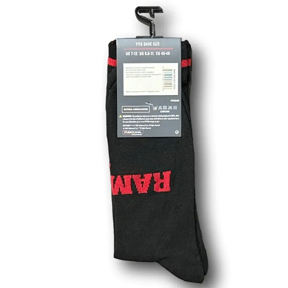 3/$20 Rambo Funny Novelty Crew Socks - NWT